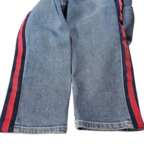 McGuire Denim Ibiza High Rise Ankle Tuxedo Stripe Jeans Style #246A, Size 27 - Picture 8 of 11